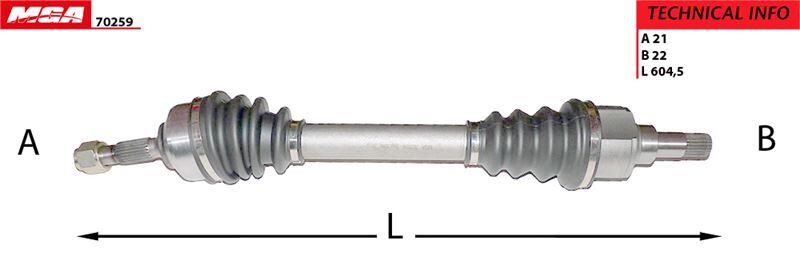 Peugeot 206 | Sol Ön Aks Komple MGA