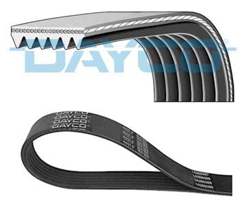 Partner - Berlingo | 6PK1680 Kanallı V Kayış Şarj Kayışı Klimalı Dayco