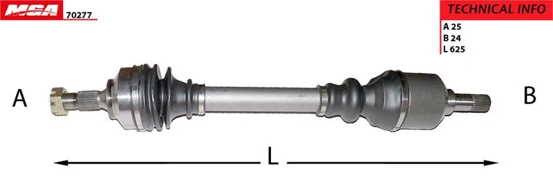 CITROEN BERLİNGO I  Sol Aks MGA