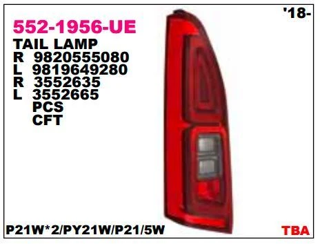 CITROEN BERLİNGO I Sol Stop Lambası DEPO