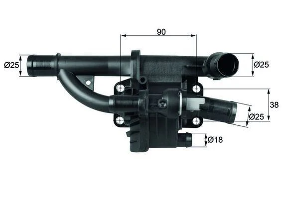 CITROEN BERLİNGO I  Termostat MAHLE