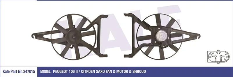 Citroen Saxo I   Fan Motoru Davlumbazlı KALE