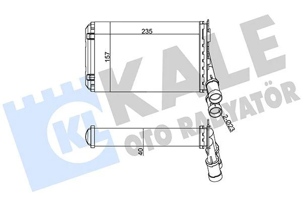 Citroen Xsara |  Kalorifer Radyatörü KALE